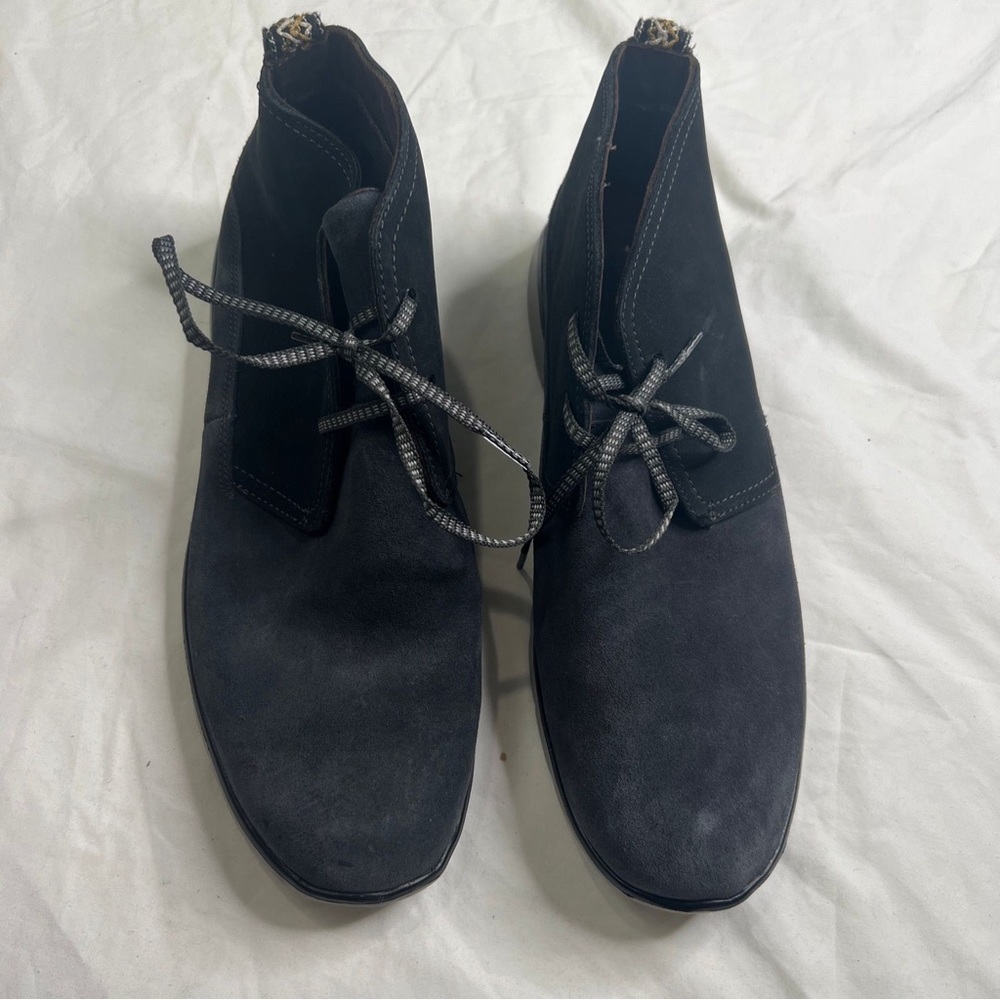 UGG Freamon Chukka Boots Washed Denim Suede Gray Lightweight Men Sz 11.5 L050923